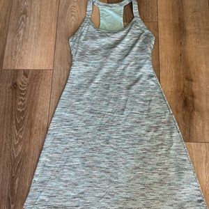 MPG Travel Dress small women’s racer back built in bra pockets Swim cover up